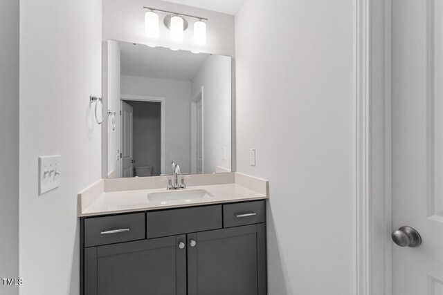 257 N Maple Walk Dr Unit 218, Garner, NC 27529 - bathroom featuring vanity and toilet