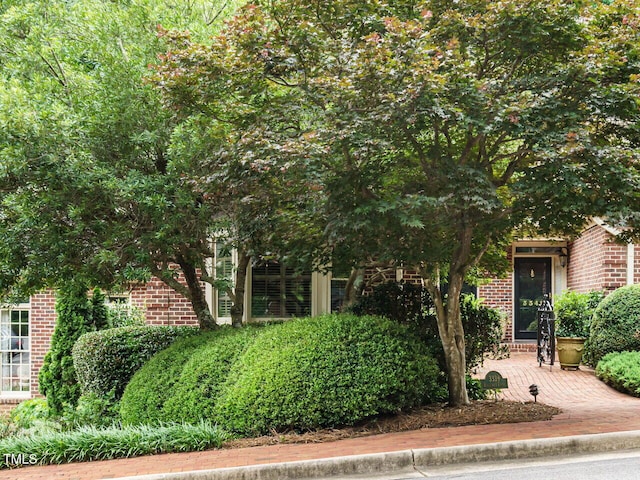 3339 Ridgecrest Ct, Raleigh, NC 27607 - obstructed view of property with brick siding