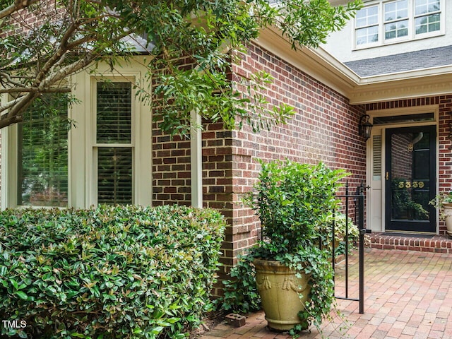 3339 Ridgecrest Ct, Raleigh, NC 27607 - property entrance with brick siding