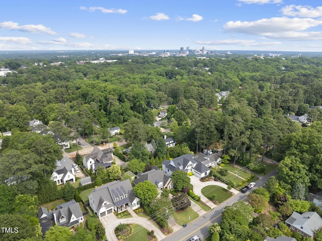 1210 Brooks Ave, Raleigh, NC 27607 - view of property location featuring a heavily wooded area and nearby suburban area