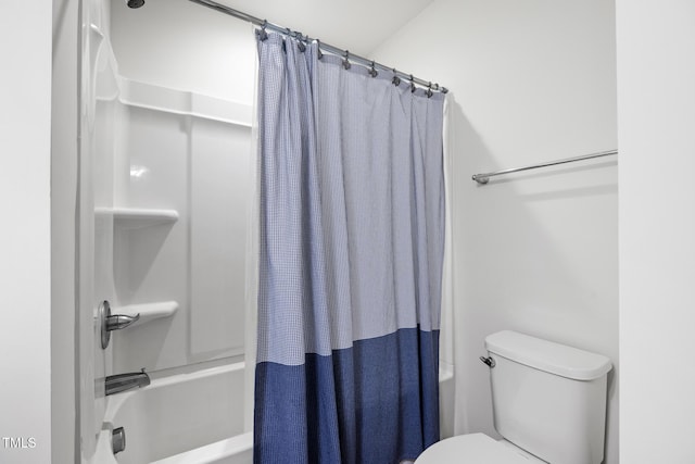 1728 Shady Oaks Dr, Wendell, NC 27591 - full bathroom with shower / tub combo and toilet