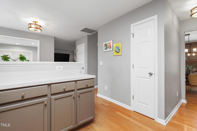 202 Stonecreek Dr, Apex, NC 27539 - hallway with light wood-style floors and baseboards