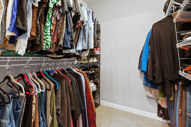 202 Stonecreek Dr, Apex, NC 27539 - spacious closet featuring carpet flooring