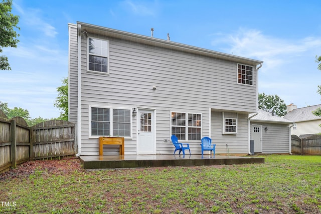 202 Stonecreek Dr, Apex, NC 27539 - rear view of house with a patio