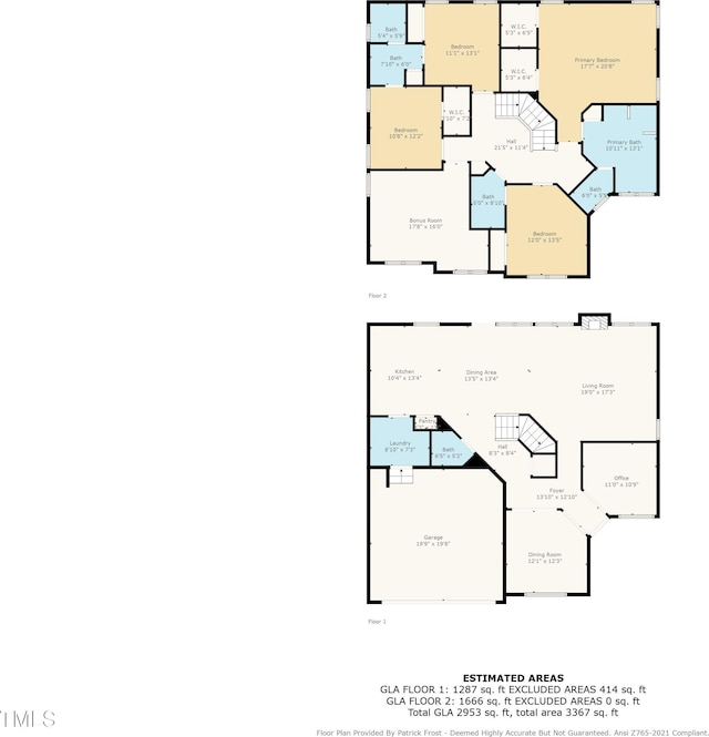 1437 Lindenberg Sq, Wake Forest, NC 27587 - view of property floor plan