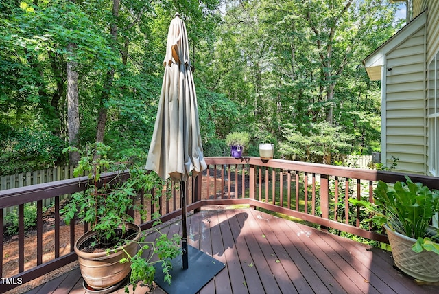 1437 Lindenberg Sq, Wake Forest, NC 27587 - view of wooden terrace