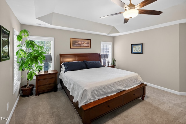 1437 Lindenberg Sq, Wake Forest, NC 27587 - bedroom featuring light carpet and ceiling fan