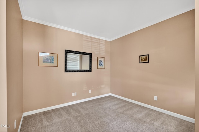 1437 Lindenberg Sq, Wake Forest, NC 27587 - carpeted spare room with baseboards and crown molding
