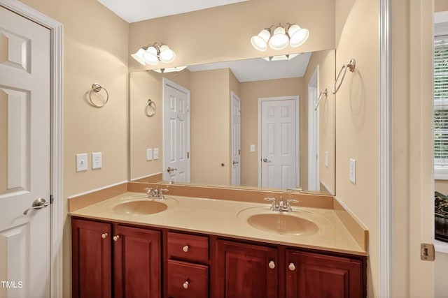 1437 Lindenberg Sq, Wake Forest, NC 27587 - full bathroom with double vanity