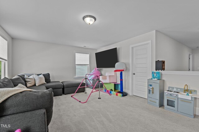 2012 Sweet Samson St, Wake Forest, NC 27587 - playroom featuring carpet floors