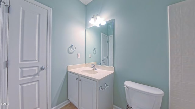 151 Braeside Ct, Cary, NC 27519 - bathroom with vanity and toilet