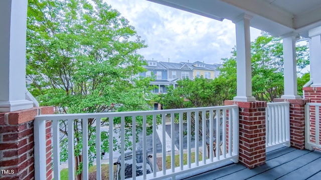 151 Braeside Ct, Cary, NC 27519 - covered porch with a residential view