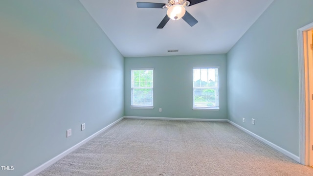 151 Braeside Ct, Cary, NC 27519 - unfurnished room featuring carpet flooring, baseboards, and a ceiling fan