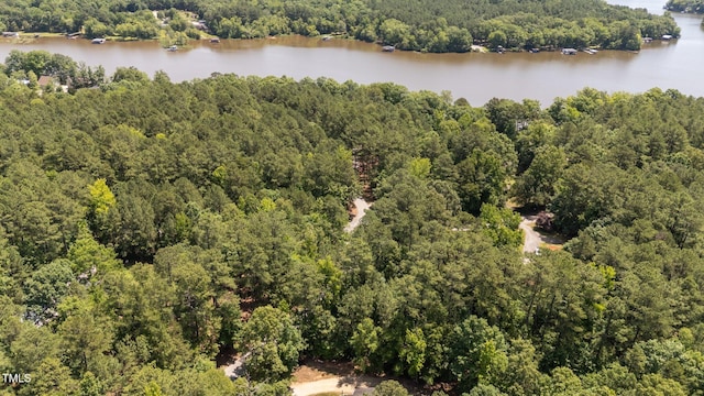 428 Long Branch Dr, Lacrosse, VA 23950 - drone / aerial view of a heavily wooded area and a large body of water