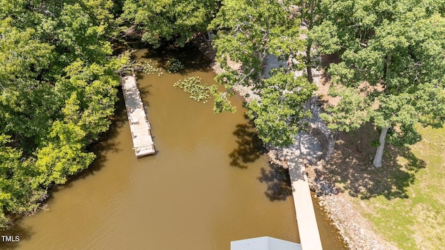 428 Long Branch Dr, Lacrosse, VA 23950 - drone / aerial view of a large body of water and a tree filled landscape