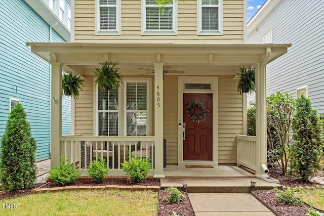 4605 All Points View Way, Raleigh, NC 27614 - doorway to property featuring covered porch