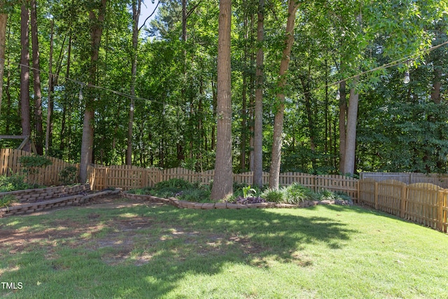 12320 Tetons Ct, Durham, NC 27703 - view of fenced backyard