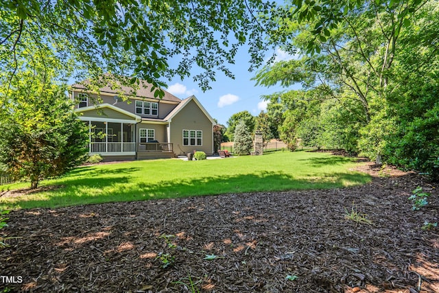 2538 Tuffeto, Apex, NC 27502 - view of yard with a sunroom