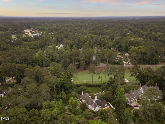 3307 Devon Rd, Durham, NC 27707 - aerial view at dusk of a forest view