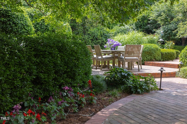 3307 Devon Rd, Durham, NC 27707 - view of home's community featuring a patio area and outdoor dining area