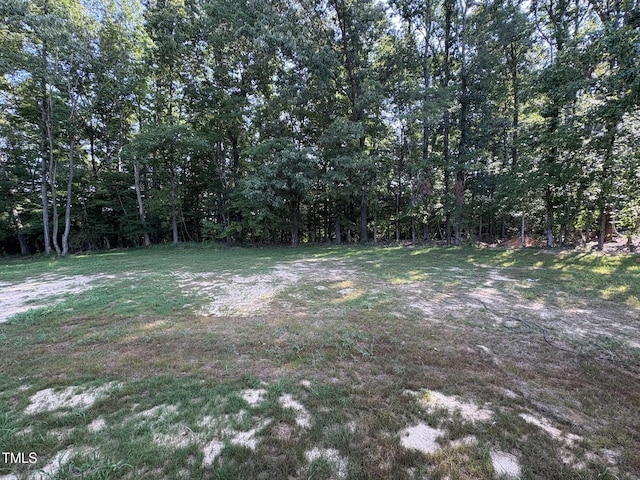 78 Mineral Springs Way, Benson, NC 27504 - view of yard with a forest view