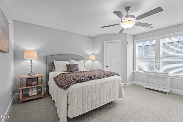 33 Davidson St, Clayton, NC 27527 - carpeted bedroom featuring baseboards and ceiling fan