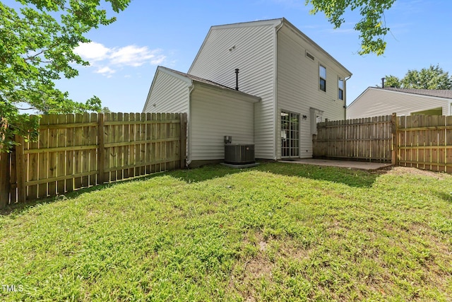 4221 Ivy Hill Rd, Raleigh, NC 27616 - back of property with central AC unit