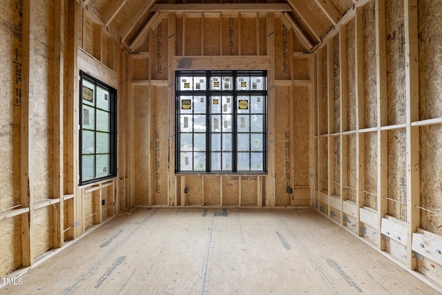 5013 Coronado, Raleigh, NC 27609 - miscellaneous room featuring vaulted ceiling