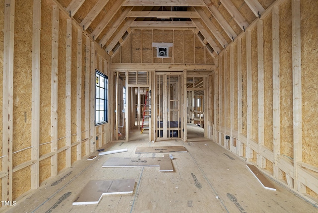 5013 Coronado, Raleigh, NC 27609 - misc room with vaulted ceiling