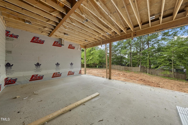5013 Coronado, Raleigh, NC 27609 - view of patio / terrace featuring view of wooded area