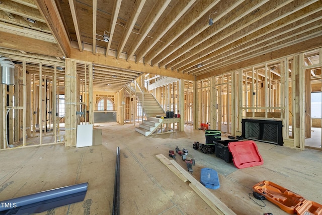 5013 Coronado, Raleigh, NC 27609 - misc room with stairs