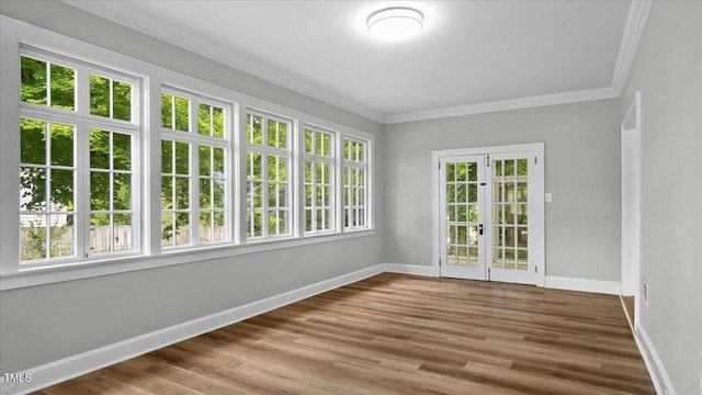 830 S Chestnut St, Henderson, NC 27536 - unfurnished sunroom with french doors and plenty of natural light