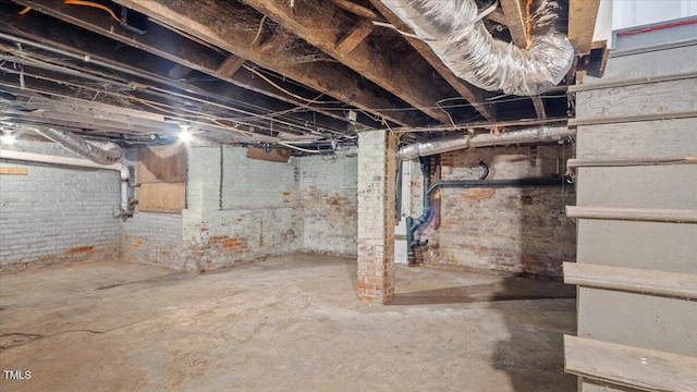 830 S Chestnut St, Henderson, NC 27536 - view of unfinished basement