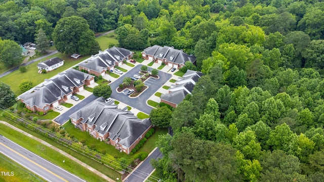 128 Olde Manor Ct, Siler City, NC 27344 - aerial view of residential area with a forest