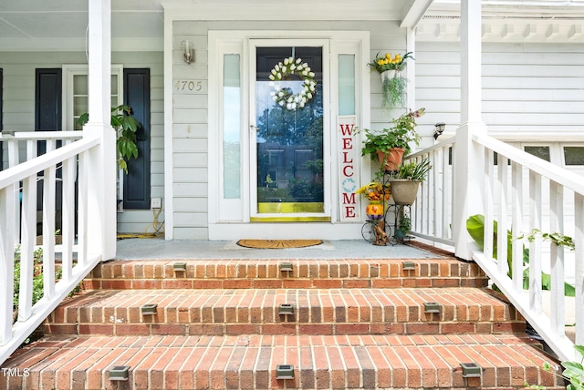 4705 Royal Troon Dr, Raleigh, NC 27604 - view of exterior entry featuring a porch