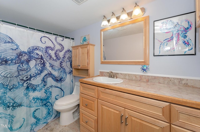 103 Pony Express Cv, Louisburg, NC 27549 - full bathroom featuring vanity, toilet, and curtained shower