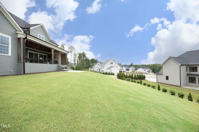 7736 Roberts Rd, Apex, NC 27523 - view of green lawn with a residential view
