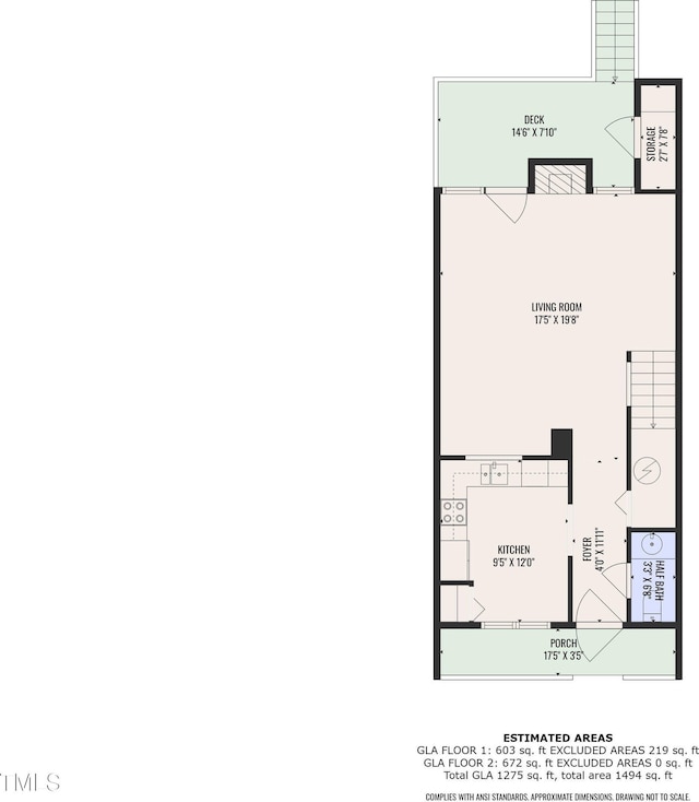 4658 Fawnbrook Cir, Raleigh, NC 27612 - room layout