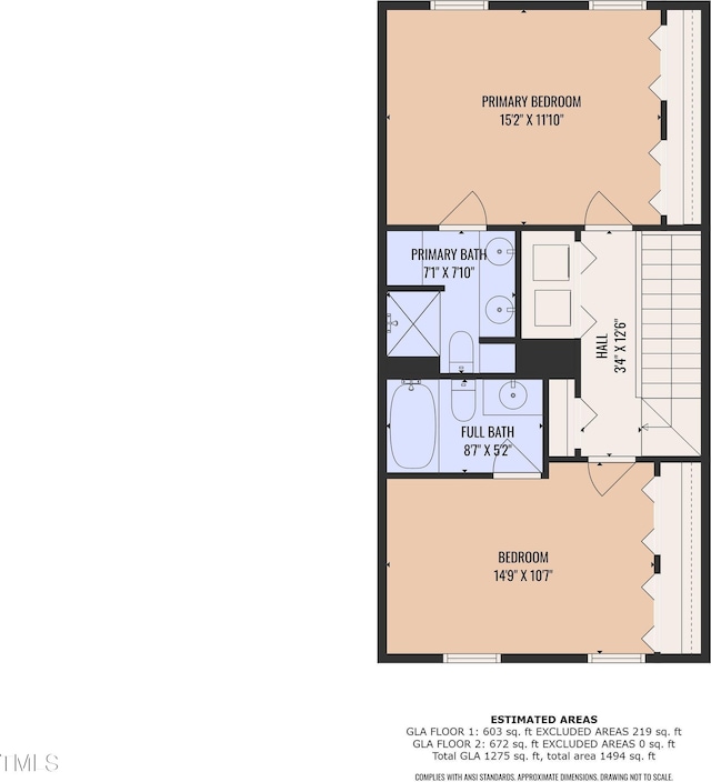 4658 Fawnbrook Cir, Raleigh, NC 27612 - property floor plan