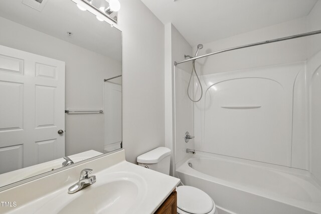 8621 Neuse Club Ln Unit 106, Raleigh, NC 27616 - full bath with toilet, vanity, and shower / washtub combination