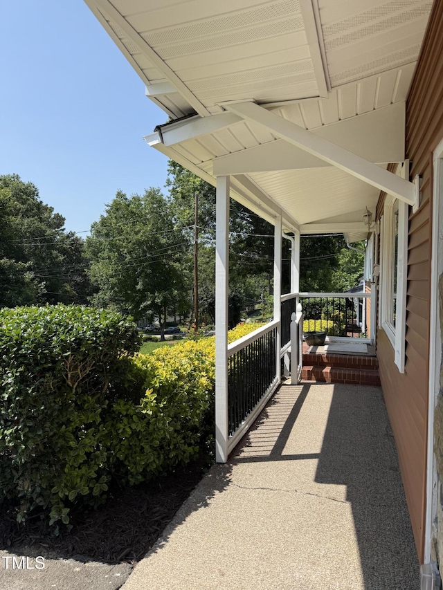 2909 Sprucewood Dr, Durham, NC 27707 - view of covered porch