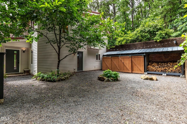 145 Ryan Rd, Pittsboro, NC 27312 - view of yard with an outbuilding