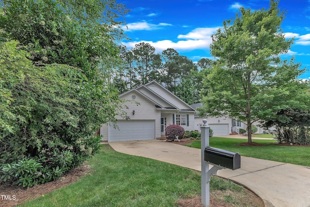 103 Kylie Savannah Ct, Cary, NC 27511 - ranch-style house with a front lawn and concrete driveway