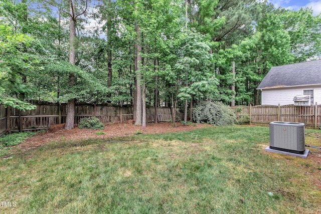 103 Kylie Savannah Ct, Cary, NC 27511 - view of yard featuring central air condition unit