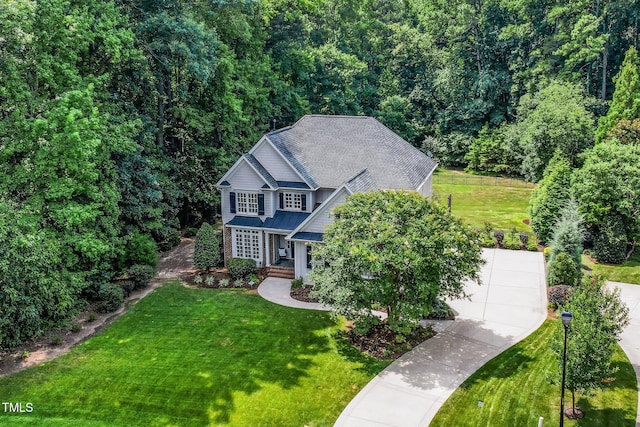 3748 Westbury Lake Dr, Raleigh, NC 27603 - view of front of home featuring a standing seam roof and a metal roof