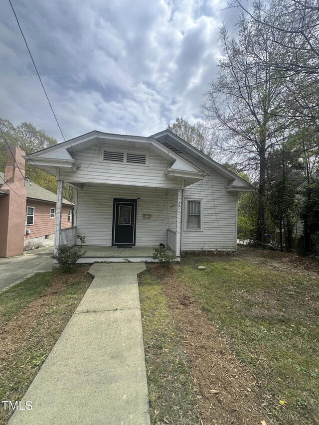 2511 Chapel Hill Rd, Durham, NC 27707 - bungalow-style home featuring covered porch