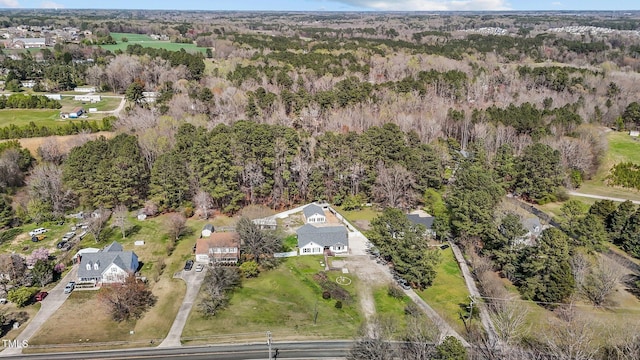 5437 Grasshopper Rd, Raleigh, NC 27610 - aerial view of property's location with a forest