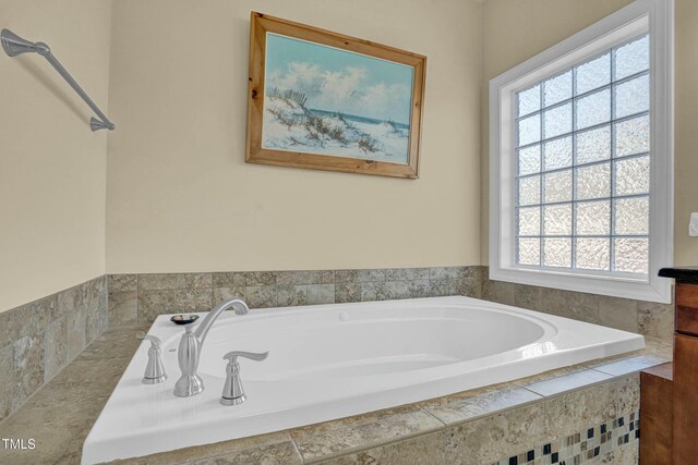 498 Mountain Laurel, Chapel Hill, NC 27517 - full bath featuring healthy amount of natural light and a garden tub
