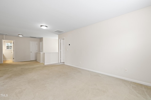1405 Merrilow Ct, Wake Forest, NC 27587 - empty room featuring baseboards, light carpet, and attic access