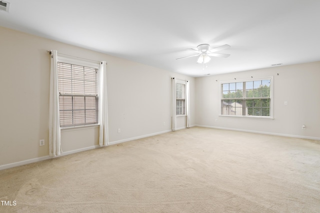 1405 Merrilow Ct, Wake Forest, NC 27587 - carpeted empty room featuring ceiling fan and baseboards